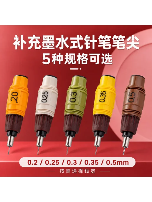 Конусы для чернильных ручек ROtring, черный, фото 3