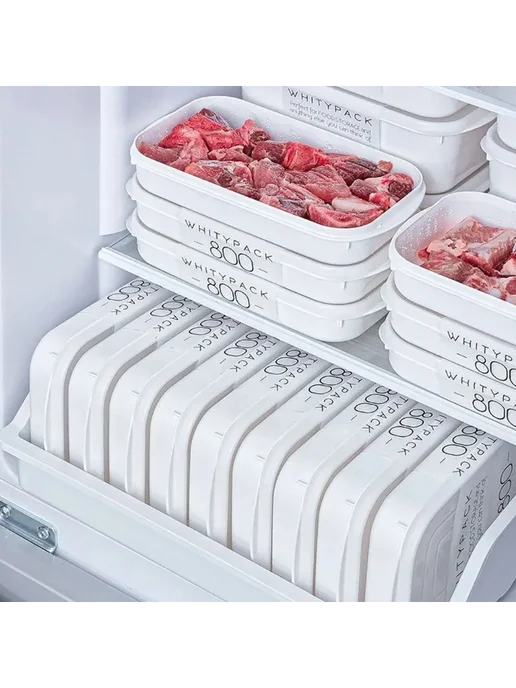 1 контейнер для хранения продуктов в холодильнике, разделени…, вариант, фото 3