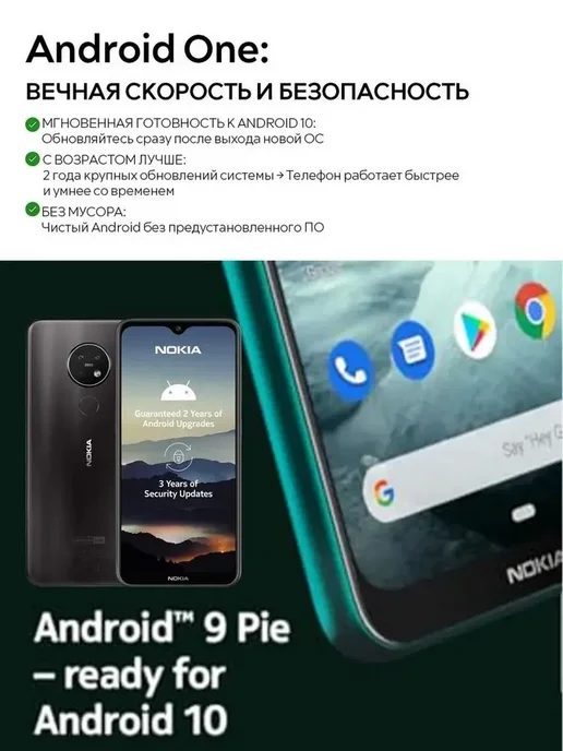 Смартфон Nokia 7.2 4/64 ГБ, зеленый, фото 7