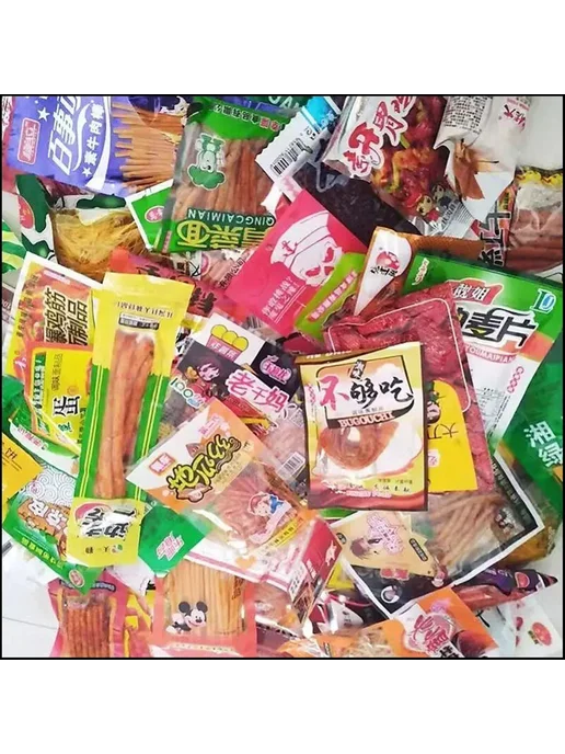 40 штук соевое мясо набор латяо сладкое азиатские снеки к пи, вариант, фото 2