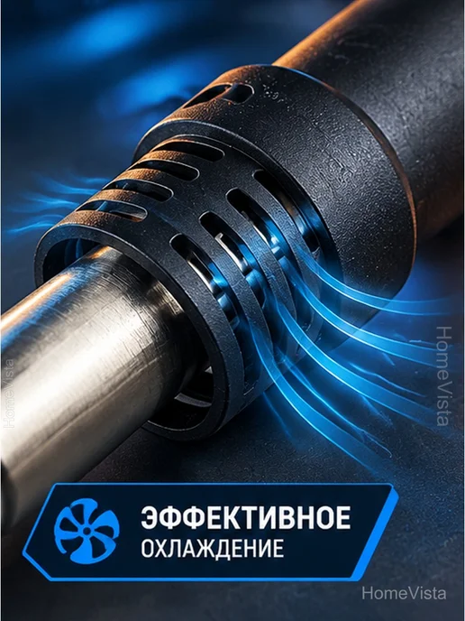 Ручка термофена для паяльной станции 850D 852D, черный, фото 4