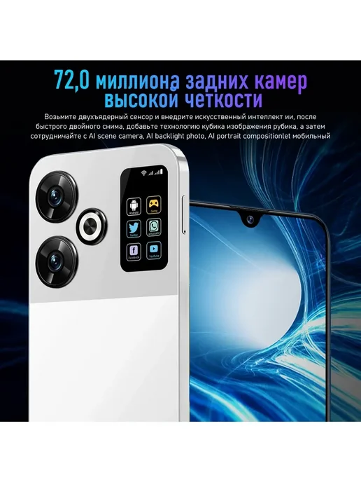 Смартфон Xiaomi Poco M6 Pro 16/1024 ГБ (восстановленный), белый, фото 5