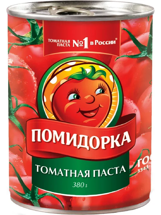 Томатная паста, 380 г, 380 г