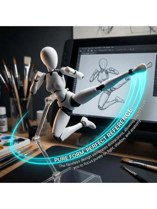 модель сборки совместной куклы с 3d-печатью, вариант, фото 4
