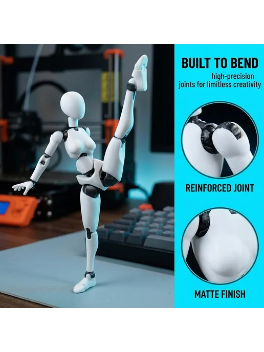 модель сборки совместной куклы с 3d-печатью, вариант, фото 5