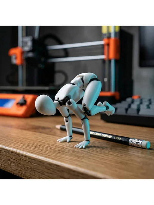 модель сборки совместной куклы с 3d-печатью, вариант, фото 6