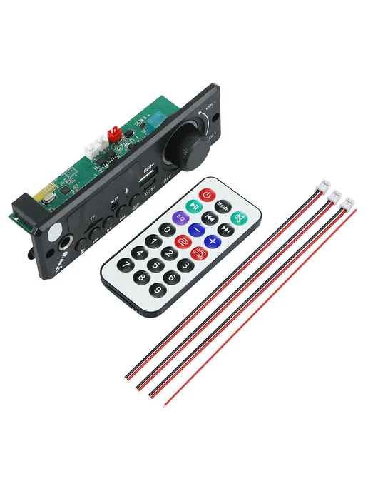 Декодер Bluetooth 5.0 с микрофоном и пультом, 5 В, 2×3 Вт, 2x3, фото 2