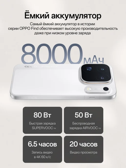 Смартфон OPPO X10 Pro Max 16/512 ГБ, белый, фото 5