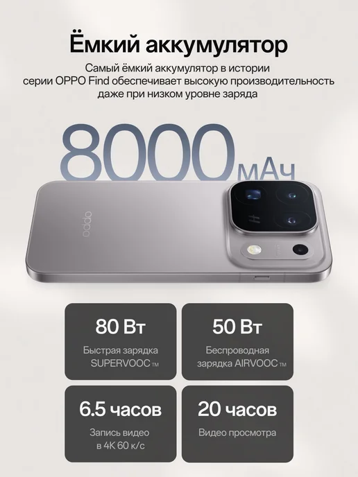 Смартфон OPPO X10 Pro Max 16/512 ГБ, серый, фото 5