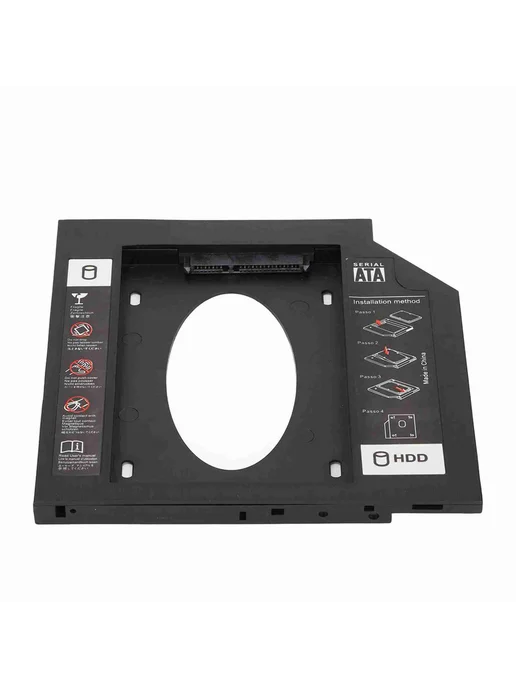 Нет бренда Салазки 9.5 мм SATA для 2-го HDDSSD вместо DVD, вариант, фото 2
