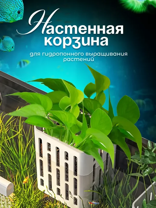 Аквариум для рыбок с подсветкой и фильтром, белый, фото 8