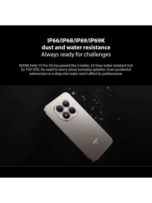 Смартфон Xiaomi Redmi Note 15 Pro 12/512 ГБ, голубой, фото 3