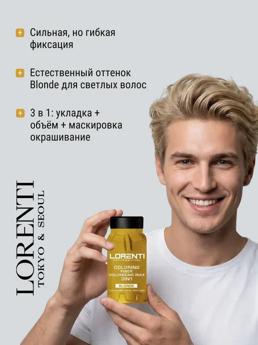 Нет бренда LORENTI Воск-файбер для укладки и, арт. 2018163898, 30 мл, фото 3