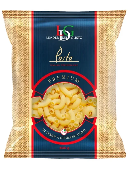 LEADER DEL GUSTO 400г Рожки обыкновенные гр.А Премиум, х 5, 400 г, фото 7