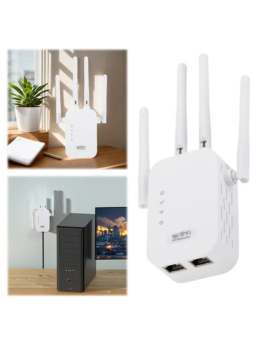 WiFi-репитер 1200Mbps Dual-Band 2 4 5ГГц, EU 300М, 300 м, фото 3