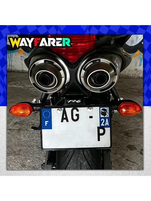 MOKEZHAN НОВЫЙ Держатель номерного знака для YAMAHA FZ6 FZ6N FZ6S 200, черный, фото 5