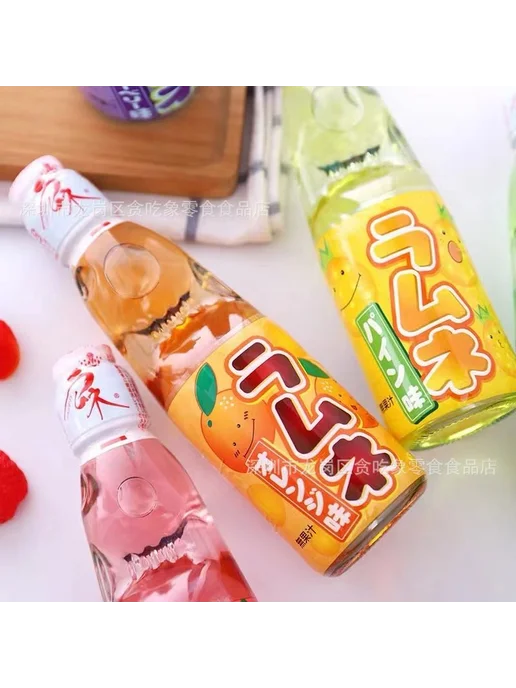 Лимонад HATA Ramune фруктовый с жемчужиной в стеклянной, вариант, фото 3