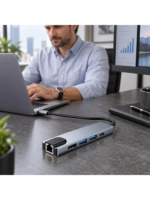 Док-станция 8 в 1 с HDMI 4K и USB 3.0, вариант, фото 21