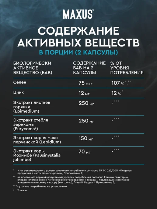 Тестостерон бустер капсулы потенция маку перуанская, вариант, фото 7