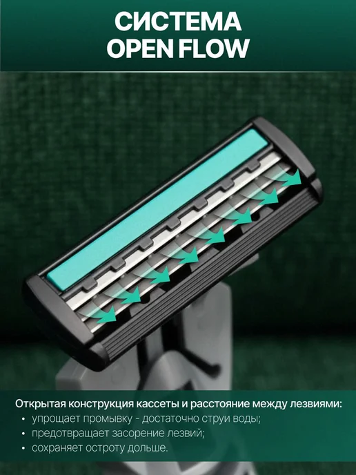 Нет бренда Бритва для мужчин, станок для бритья мужской с кассетами 31, вариант, фото 8