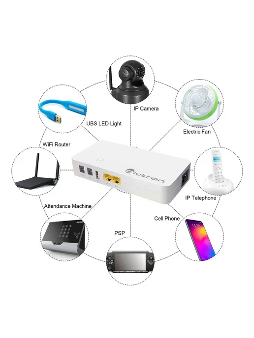 Источник бесперебойного питания ALUTRON POE04 5V 9V 12V, вариант, фото 3