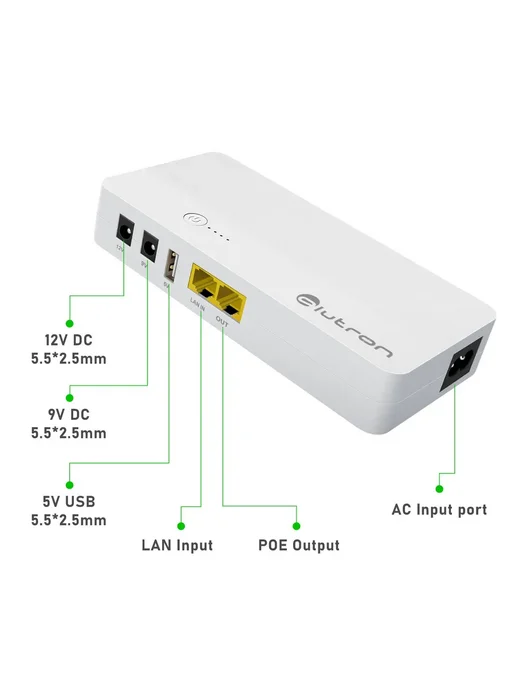 Источник бесперебойного питания ALUTRON POE04 5V 9V 12V, вариант, фото 4