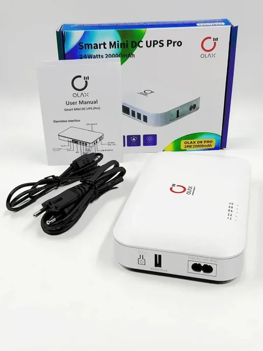 Источник бесперебойного питания OLAX UPS D8 PRO 24W 20000 mA, 24 Вт, фото 6