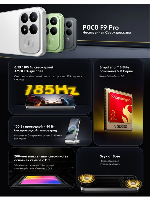 Смартфон Xiaomi Poco F9 Pro 12/256 ГБ, белый, фото 2
