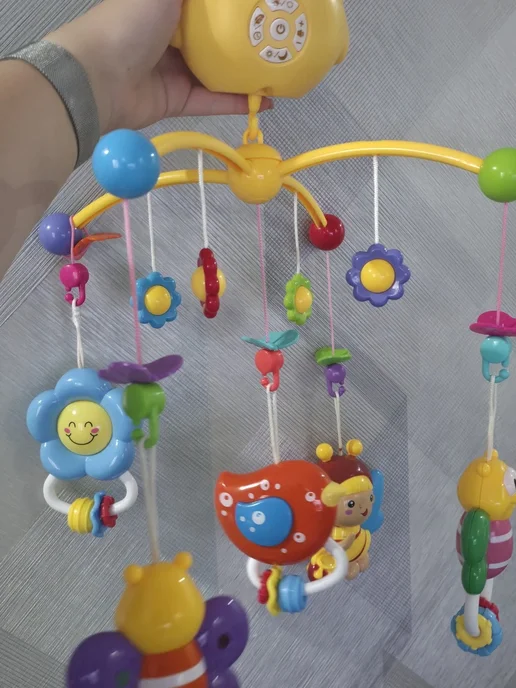 Best for baby! Мобиль в кроватку для новорожденных музыкальный, зеленый