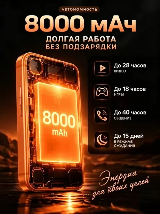 Смартфон Pro Max 1 16/1024 ГБ, черный, фото 5