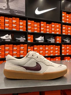 Nike SB Force 58 кроссовки на резиновой подошве, светлые с бордов