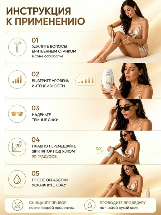 Фотоэпилятор, 24 Вт, 470 нм, питание от сети, 24 Вт, фото 4
