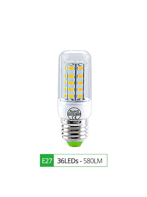 Светодиодная лампа кукуруза E27-72LED-5730 теплый холодный б, вариант