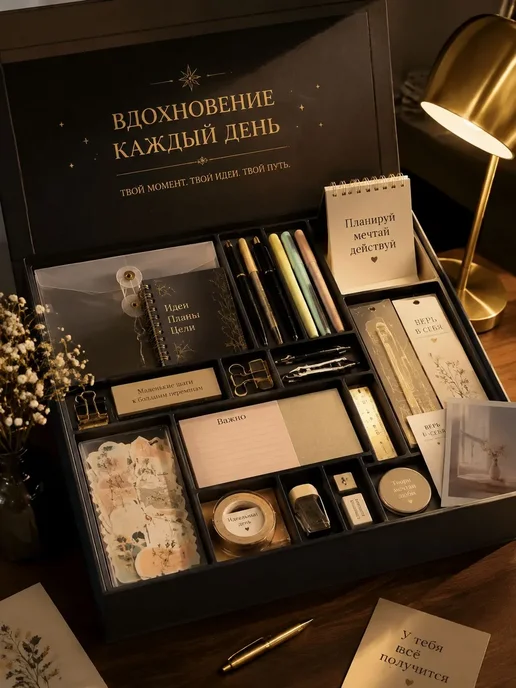 Школьный канцелярский набор 1 ручка, вариант