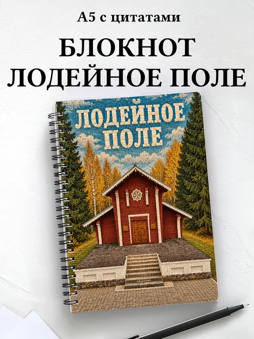 Блокнот Лодейное Поле с мотивирующими цитатами