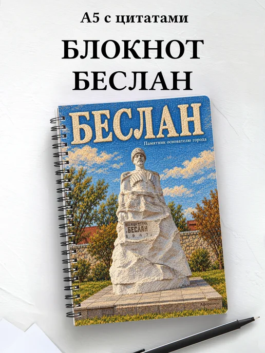 Блокнот Беслан с мотивирующими цитатами