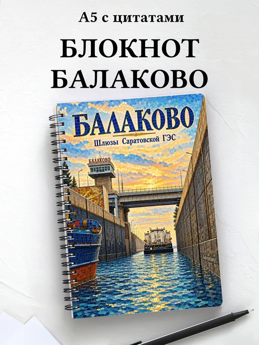 Блокнот Балаково с мотивирующими цитатами