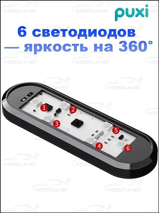 Светодиодная подсветка для передних дверей автомобиля, 4 шт, 4 шт, фото 5