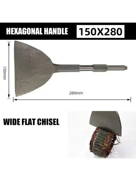 Ударная дрель для бетона Grey Style A-Hexagonal, серый, фото 3