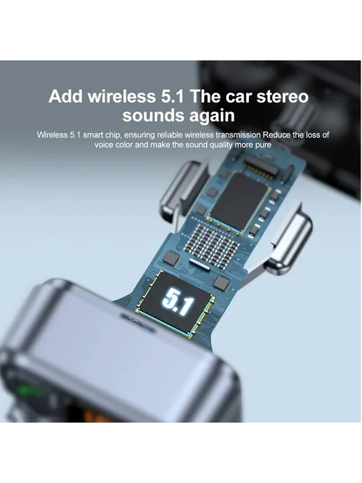 Автомобильное зарядное устройство с двумя USB-портами, подде, черный, фото 7