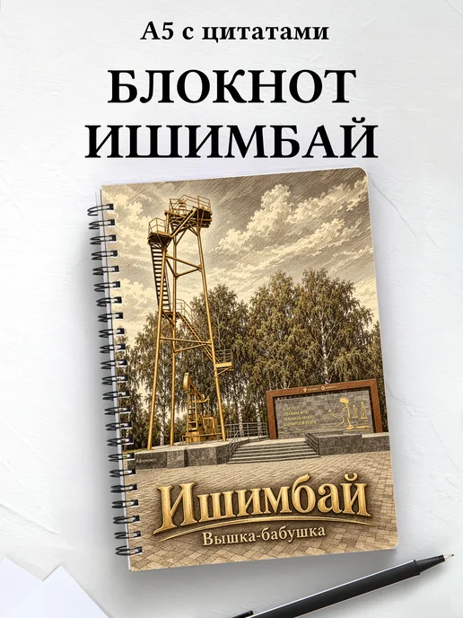 Блокнот Ишимбай с мотивирующими цитатами