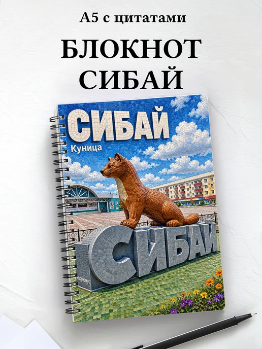 Блокнот Сибай с мотивирующими цитатами