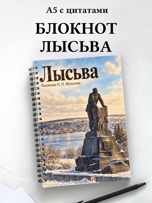 Блокнот Лысьва с мотивирующими цитатами