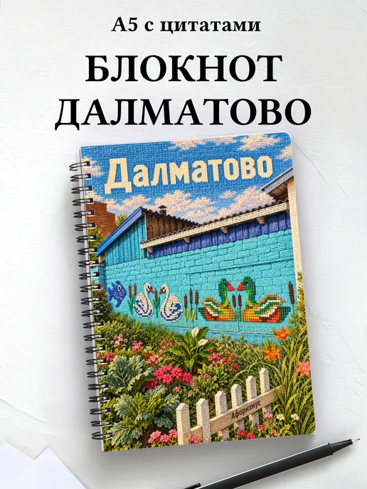 Блокнот Далматово с мотивирующими цитатами
