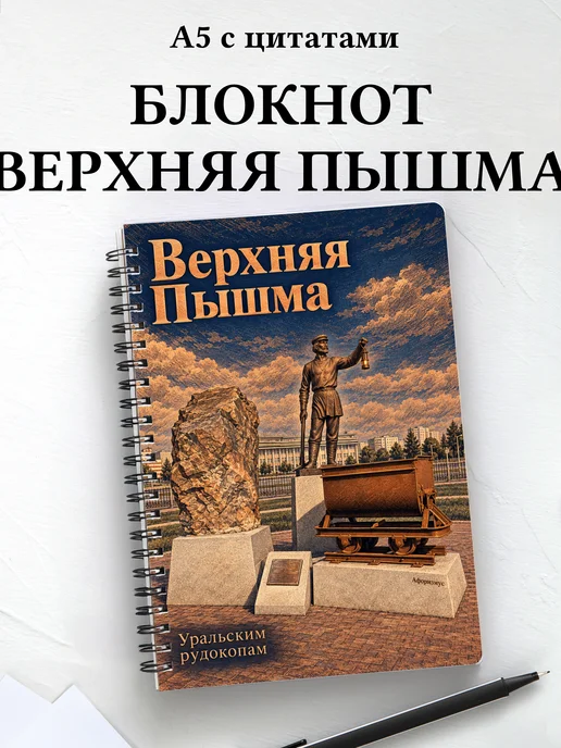 Блокнот Верхняя Пышма с мотивирующими цитатами