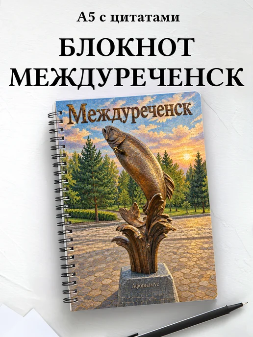 Блокнот Междуреченск с мотивирующими цитатами