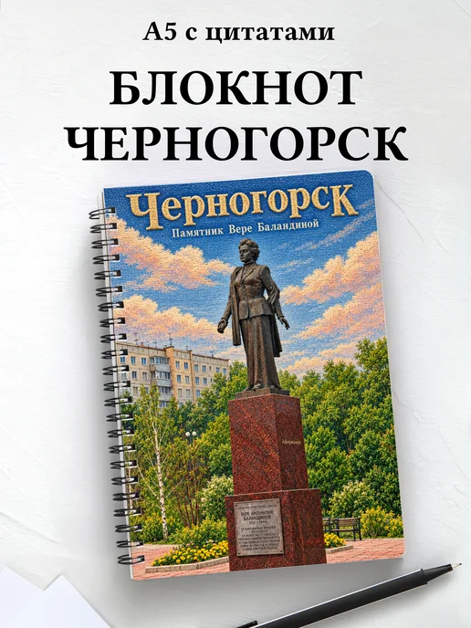 Блокнот Черногорск с мотивирующими цитатами