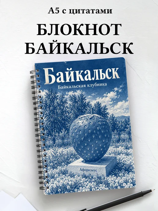 Блокнот Байкальск с мотивирующими цитатами