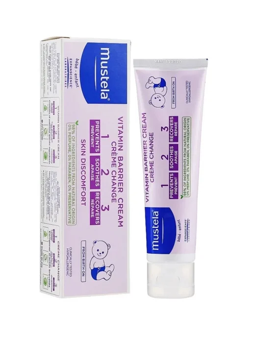 Крем под подгузник Mustela Bebe, 50 мл, 50 мл, фото 3