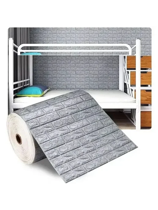 Панели 3D кирпич самоклеящиеся, вариант